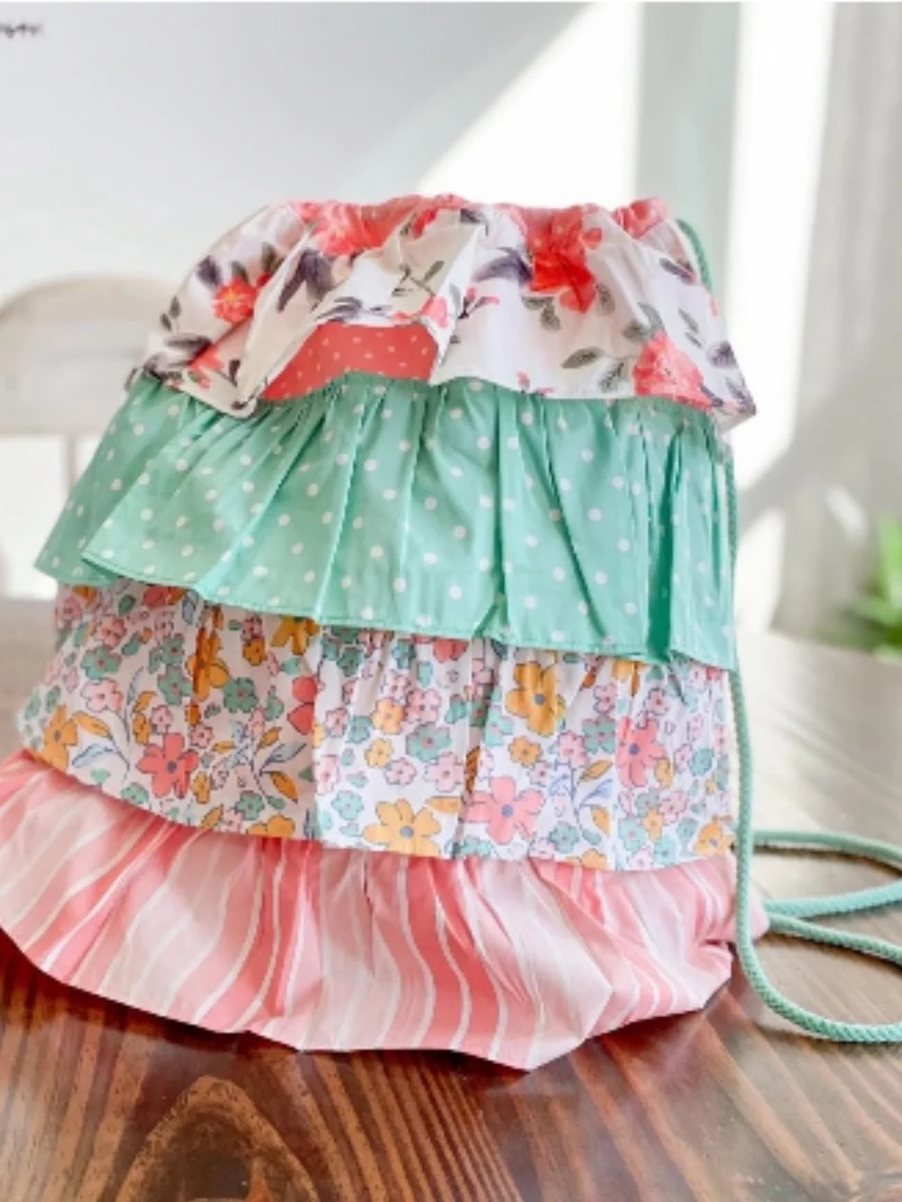 Matilda Jane dream‎ chaser in the ruffle drawstring backpack bag